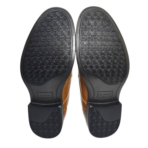 George Casual Dress Oxfords Shoes Men's Brown Branford Comfort Footbed Lace-Up - Picture 10 of 10